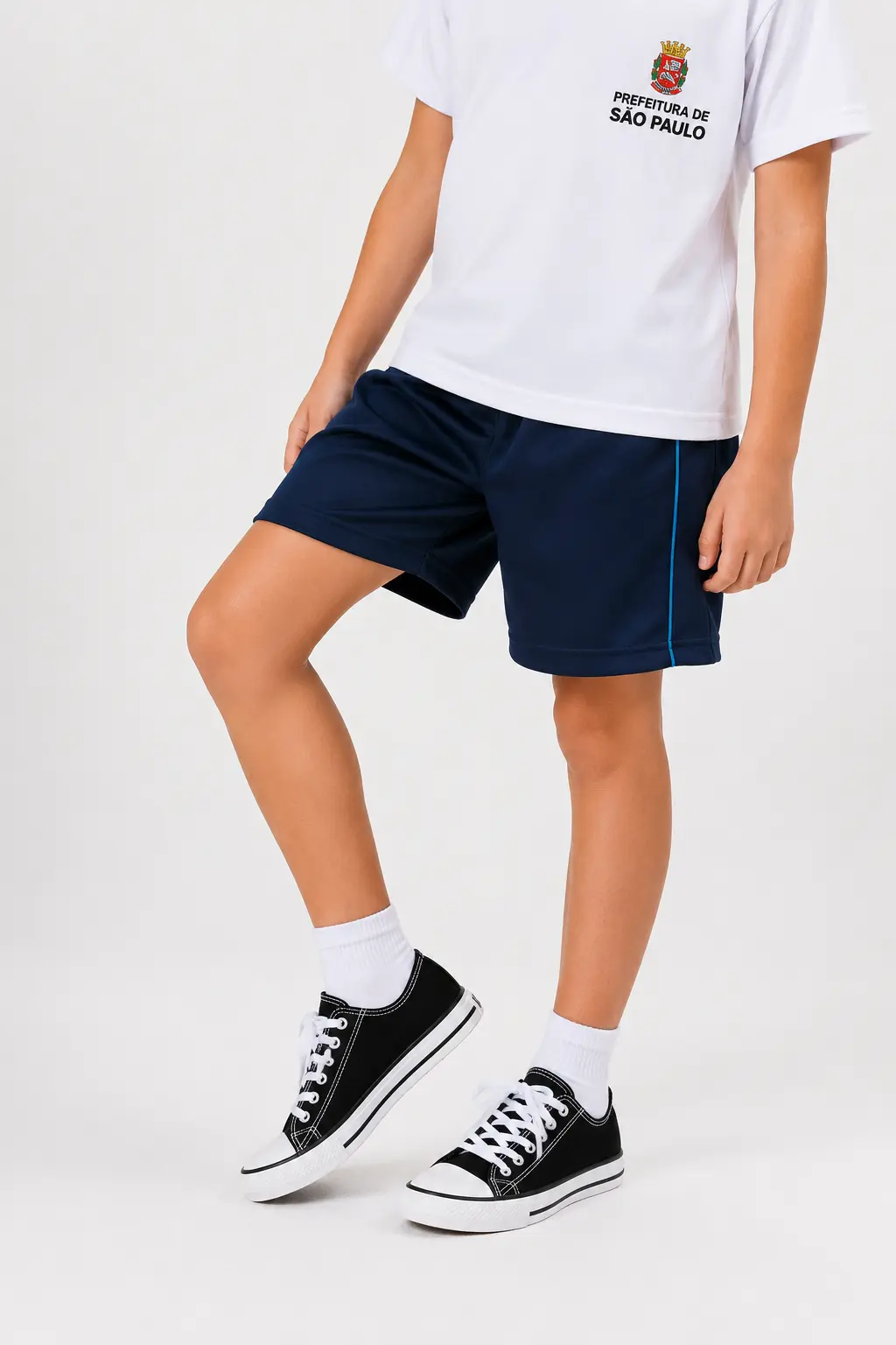 Tênis Escolar Cadarço preto